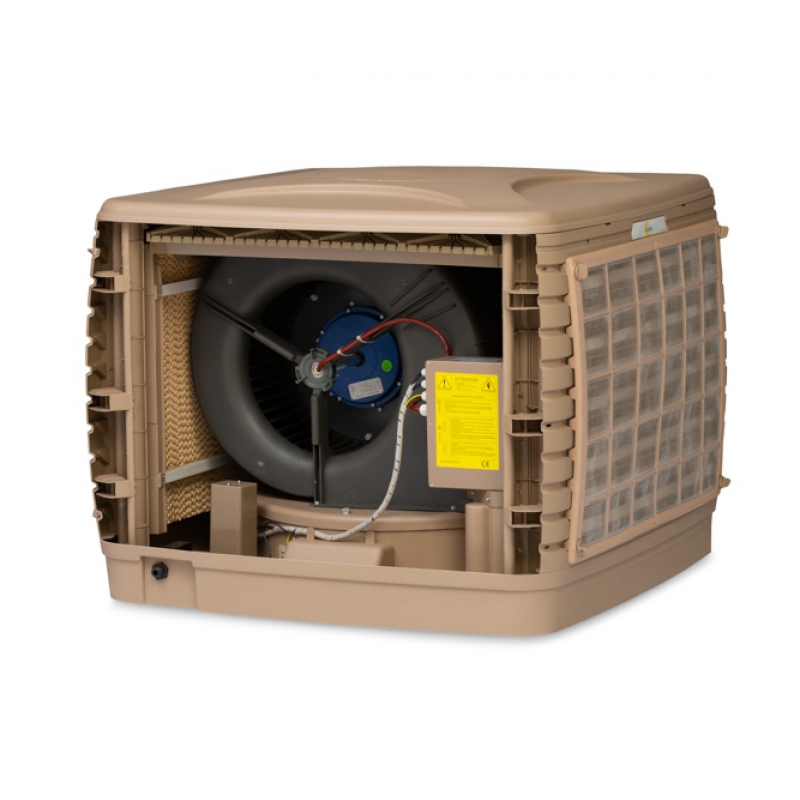 Охладитель-увлажнитель воздуха испарительный SABIEL D180CL с нижней подачей, центробежным вентилятором, LED пультом, гигростатом
